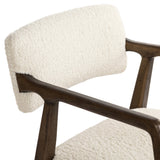 Tyler Arm Chair, Sheepskin Natural-Furniture - Dining-High Fashion Home