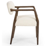 Tyler Arm Chair, Sheepskin Natural-Furniture - Dining-High Fashion Home