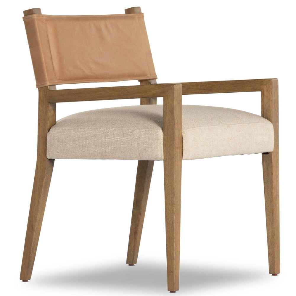 Ferris Dining Arm Chair, Winchester Beige-Furniture - Dining-High Fashion Home