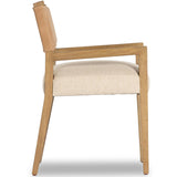 Ferris Dining Arm Chair, Winchester Beige-Furniture - Dining-High Fashion Home