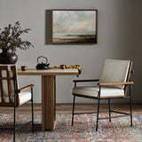 Crete Dining Arm Chair, Savile Flax-Furniture - Dining-High Fashion Home