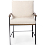 Crete Dining Arm Chair, Savile Flax-Furniture - Dining-High Fashion Home