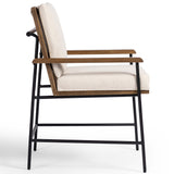 Crete Dining Arm Chair, Savile Flax-Furniture - Dining-High Fashion Home