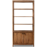 Glenview Bookcase, Weathered Oak-Furniture - Storage-High Fashion Home