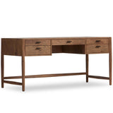 Glenview Desk, Weathered Oak-Furniture - Office-High Fashion Home