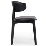 Franco Leather Dining Chair, Sonoma Black, Set of 2-Furniture - Dining-High Fashion Home