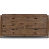 Glenview 6 Drawer Dresser, Weathered Oak-Furniture - Storage-High Fashion Home