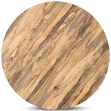 Hudson Large Round Coffee Table, Spalted Primavera-Furniture - Accent Tables-High Fashion Home