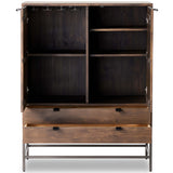 Trey Bar Cabinet, Auburn Poplar-Furniture - Storage-High Fashion Home