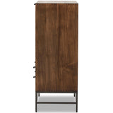 Trey Bar Cabinet, Auburn Poplar-Furniture - Storage-High Fashion Home