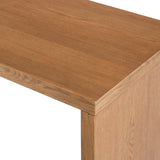 Posada Desk, Amber Oak-Furniture - Office-High Fashion Home