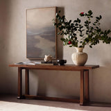 Otto Console Table, Waxed Pine-Furniture - Accent Tables-High Fashion Home