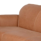 Ericksen Leather Sofa, Palermo Cognac-Furniture - Sofas-High Fashion Home