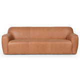 Ericksen Leather Sofa, Palermo Cognac-Furniture - Sofas-High Fashion Home