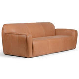 Ericksen Leather Sofa, Palermo Cognac-Furniture - Sofas-High Fashion Home