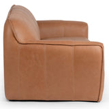 Ericksen Leather Sofa, Palermo Cognac-Furniture - Sofas-High Fashion Home