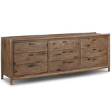 Glenview 9 Drawer Dresser, Weathered Oak-Furniture - Storage-High Fashion Home