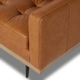 Lexi 99" Leather Sofa, Sonoma Butterscotch-Furniture - Sofas-High Fashion Home