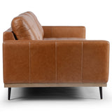 Lexi 99" Leather Sofa, Sonoma Butterscotch-Furniture - Sofas-High Fashion Home