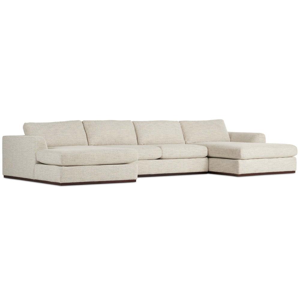 Colt 3 Piece U Sectional, Merino Cotton-Furniture - Sofas-High Fashion Home