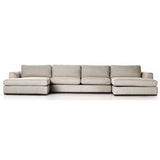 Colt 3 Piece U Sectional, Canton Dove