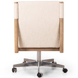 Kiano Desk Chair, Charter Oatmeal-Furniture - Office-High Fashion Home