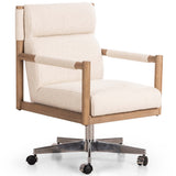 Kiano Desk Chair, Charter Oatmeal-Furniture - Office-High Fashion Home