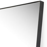 Georgina Rectangular Floor Mirror, Matte Black-Accessories-High Fashion Home