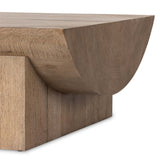 Elbert Coffee Table, Rustic Oak-Furniture - Accent Tables-High Fashion Home