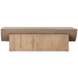 Elbert Coffee Table, Rustic Oak-Furniture - Accent Tables-High Fashion Home