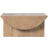 Elbert Coffee Table, Rustic Oak-Furniture - Accent Tables-High Fashion Home