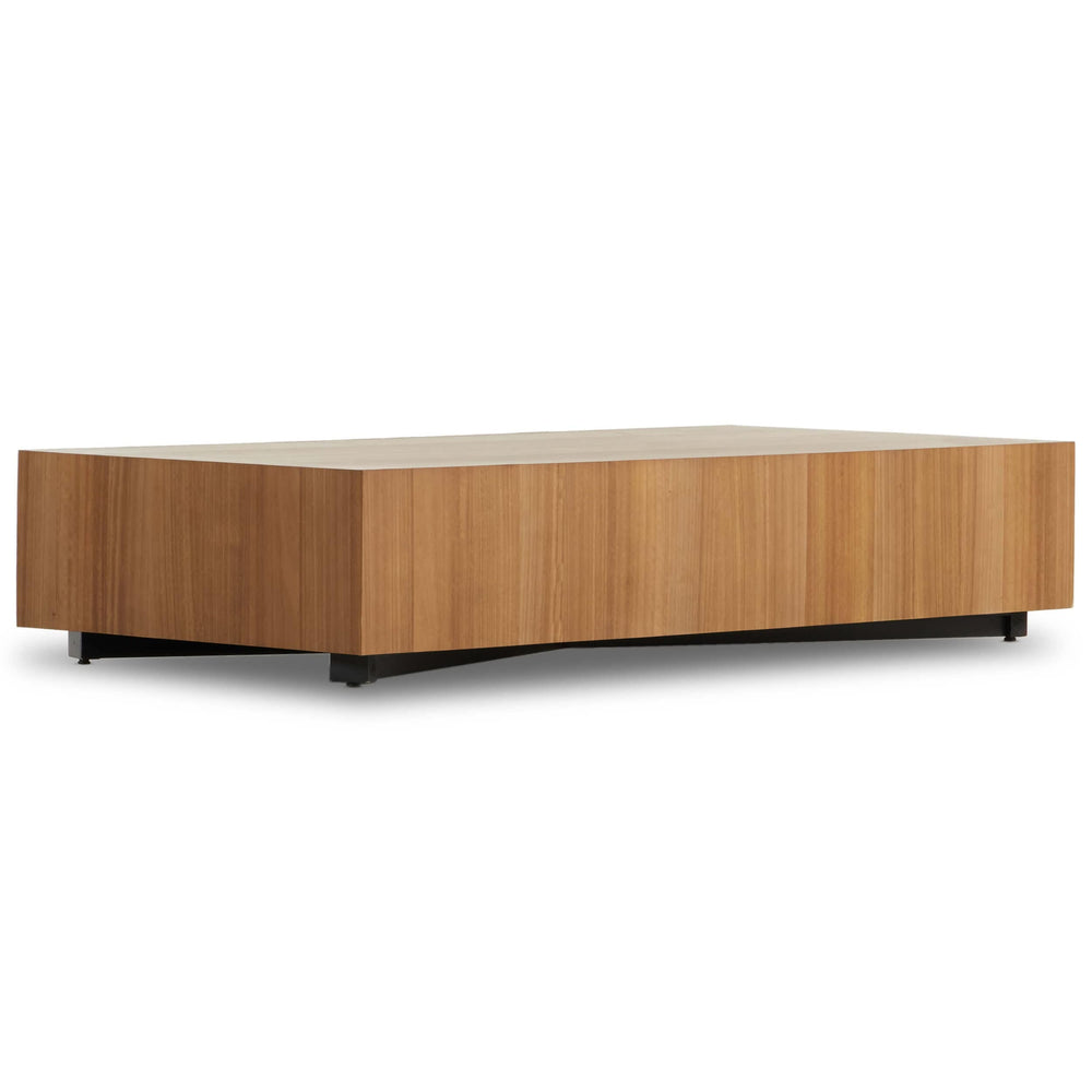 Hudson Large Rectangular Coffee Table, Natural-Furniture - Accent Tables-High Fashion Home