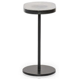 Vinia End Table, Light Blue-Furniture - Accent Tables-High Fashion Home