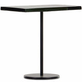 Zevon End Table, Moss Cast Glass-Furniture - Accent Tables-High Fashion Home