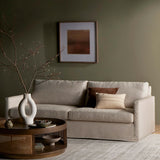 Maddox Slipcover Sofa, Evere Oatmeal-High Fashion Home