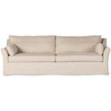 Delray Slipcover Sofa, Evere Oatmeal-Furniture - Sofas-High Fashion Home