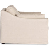 Delray Slipcover Sofa, Evere Oatmeal-Furniture - Sofas-High Fashion Home