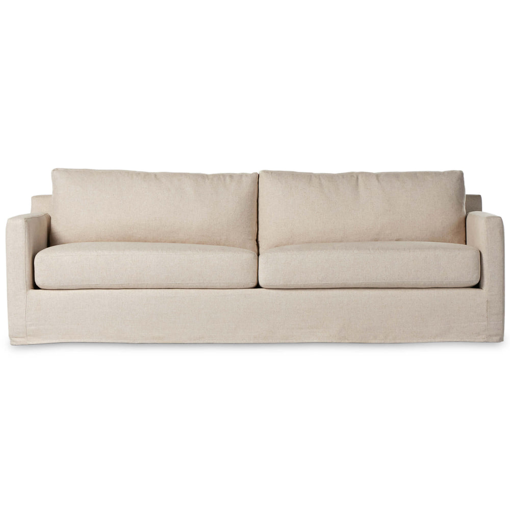 Hampton Slipcover Sofa, Evere Oatmeal-Furniture - Sofas-High Fashion Home