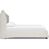 Meryl Slipcover Bed, Broadway Mist-Furniture - Bedroom-High Fashion Home