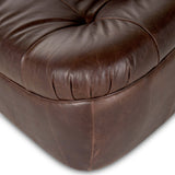 Farley Leather Swivel Chair, Conroe Cigar-Furniture - Chairs-High Fashion Home