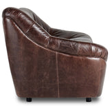 Farley Leather Sofa, Conroe Cigar-Furniture - Sofas-High Fashion Home