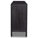 Sydney 9 Drawer Dresser, Black Wash w/Black Cane-Furniture - Bedroom-High Fashion Home