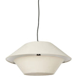 Mccarthy Pendant, Beige Linen-Lighting-High Fashion Home