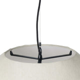 Mccarthy Pendant, Beige Linen-Lighting-High Fashion Home