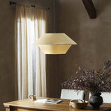 Mccarthy Pendant, Beige Linen-Lighting-High Fashion Home