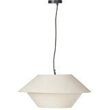 Mccarthy Pendant, Beige Linen-Lighting-High Fashion Home