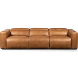 Radley 3 Piece Leather Power Recliner Sofa, Sonoma Butterscotch-Furniture - Sofas-High Fashion Home