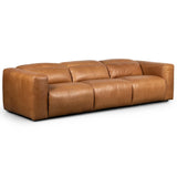 Radley 3 Piece Leather Power Recliner Sofa, Sonoma Butterscotch-Furniture - Sofas-High Fashion Home