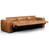 Radley 3 Piece Leather Power Recliner Sofa, Sonoma Butterscotch-Furniture - Sofas-High Fashion Home