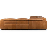 Radley 5 Piece Leather Power Recliner Sectional, Sonoma Butterscotch-Furniture - Sofas-High Fashion Home